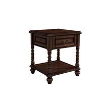 Table d'appoint en bois massif américain - Table basse carrée en bois de séquoia avec tiroir - Convient aux maisons, hôtels et appartements