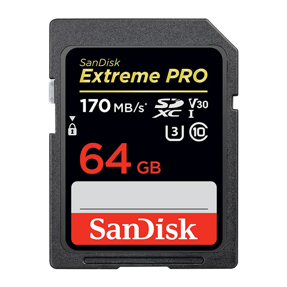 Wholesale Price For SanDisk Extreme Pro Memory Card 32GB 64GB 128GB 256GB SD Card 170MB/s U3 V30 Memory Card For Camera