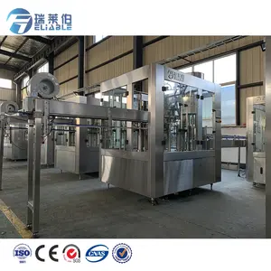 Reliable High Safety Factor 8-8-3 Soft Fully Automatic 800BPH Production Line Small Carbonated Drink Water Filling Machine