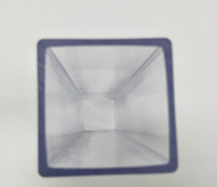Tubes carrés en acrylique écologiques, robustes, optiquement transparents, résistants aux chocs, de qualité professionnelle, entièrement personnalisables