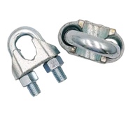 Clips de câble métallique galvanisés malléables Produit de gréement de câble