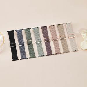 Correa Deportiva Ajustable de Nailon para <span class=keywords><strong>Apple</strong></span> <span class=keywords><strong>Watch</strong></span> Series 11 10 46mm 42mm 44mm 40mm IWatch <span class=keywords><strong>Ultra</strong></span> 3 2, Correa de Repuesto - Product Image 2