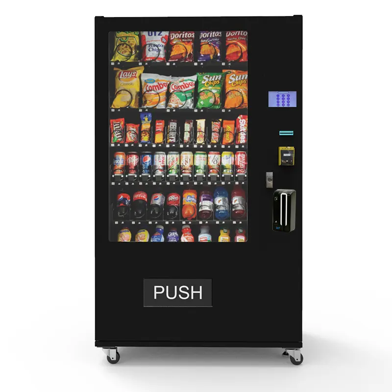 Alemanha Padrão personalizado Combo bebida Vending Machine para alimentos e bebidas Água Vending Machine com Verificação de Idade