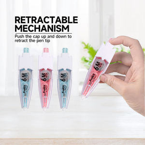 Corrector Retráctil Fácil de Usar, 6 m de Longitud y 5 mm de Ancho, para Correcciones Instantáneas de Escritura Incorrecta <span class=keywords><strong>en</strong></span> Cualquier Momento - Product Image 2
