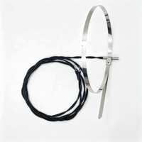 Capteur de température de surface NTC avec attache en acier inoxydable, sonde de température pour mur de tuyau pour équipement industriel