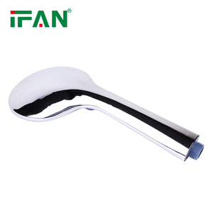 IFAN Hotel Use <strong>Wall</strong>-Mounted Adjustable Water Flow Water Saving Modern Round Silver Plastic <strong>Shower</strong> <strong>Head</strong> - Product Image 5
