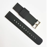 Bracelet de montre sport en caoutchouc naturel écologique, résistant à la transpiration, pour la course à pied et la salle de sport, avec couleur personnalisée