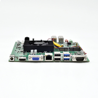 Placa Base Mini Itx, Placa Pequeña de 17*17cm, Procesador Intel E3950 de Cuatro Núcleos X86, RS232, RJ45, Mini Placa Base con Ventilador
