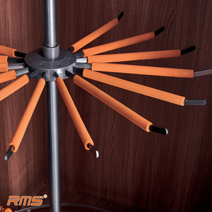 Estante giratorio multicapa de cuero PU naranja de 2 capas RMS, otros accesorios de herrajes para muebles para esquina de armario - Product Image 4
