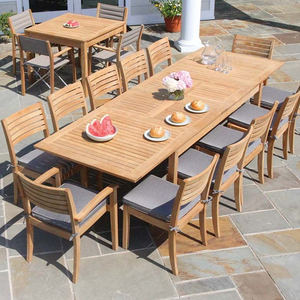 Đồ Nội Thất Sân Vườn Bistro Ăn Uống Kết Hợp Cà Phê Ngoài Trời Thanh Gỗ Tếch Bảng Đặt - Product Image 1