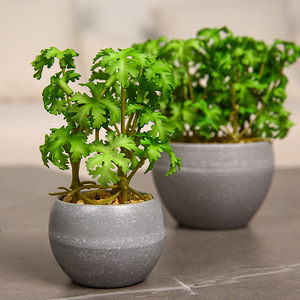 Yihua - Planta Artificial Decorativa, Pequeña, de 12 cm, Flor de Seda, Estilo Minimalista Nórdico, Planta en Maceta para Decoración del Hogar - Product Image 3