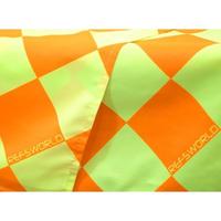 Drapeaux de sécurité à rayures jaunes pour arbitres de football de camping personnalisés, drapeaux de sécurité à rayures jaunes pour arbitres de football, drapeaux de sécurité à rayures jaunes pour arbitres de football