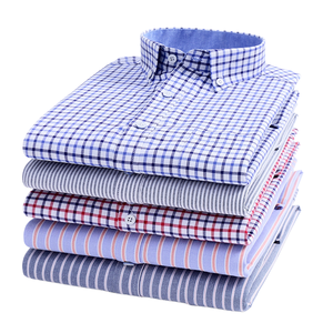 เสื้อเชิ้ตแขนยาวผู้ชาย Exve Exclusive Spring ผ้าฝ้าย/โพลีเอสเตอร์ รีดง่าย กันรอยเปื้อน ดูแลรักษาง่าย กระดุมแถวเดียว - Product Image 1