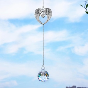 Cadeaux commémoratifs colorés boule de cristal Suncatcher <span class=keywords><strong>pont</strong></span> <span class=keywords><strong>arc</strong></span>-<span class=keywords><strong>en</strong></span>-<span class=keywords><strong>ciel</strong></span> fabricant sculpté à la main gravure Figurine <span class=keywords><strong>en</strong></span> verre - Product Image 2
