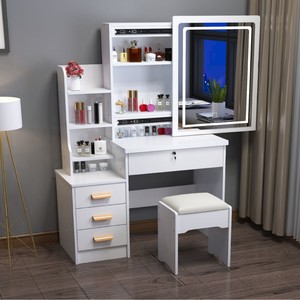 <span class=keywords><strong>Tocador</strong></span> Moderno y Sencillo para Dormitorio <span class=keywords><strong>de</strong></span> Apartamentos Pequeños, Gabinete <span class=keywords><strong>de</strong></span> Almacenamiento Multifuncional para el Hogar, Muebles <span class=keywords><strong>de</strong></span> <span class=keywords><strong>Maquillaje</strong></span> Populares en Internet - Product Image 2