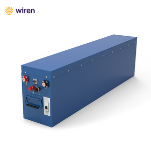 Paquete de Baterías Líquidas WIREN W51200 51.2V 200Ah, Sistema de Almacenamiento Solar de 10kWh, Expandible en 4 Series, LCD, Bluetooth, CAN Bus, 6000 Ciclos - Product Image 1