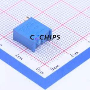 Resistencia Ajustable/Potenciómetro 3296W-1-253, Componente de Orificio Pasante (THT), Resistencia de 25kOhm 10% - Product Image 1