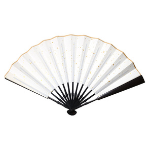 Perfect Personalized Wedding <strong>Gift</strong> Folk Art High-End Bamboo Folding Fan with Xuan Paper 26.5cm Elegant - Product Image 1