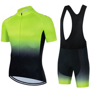 Conjunto de Jersey y pantalones cortos de ciclismo para hombre de alta calidad, diseño de ciclistas de bicicleta <span class=keywords><strong>Biken</strong></span>, uniforme de ciclismo transpirable de secado rápido - Product Image 4