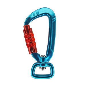 Mousquetons à verrouillage automatique 4kN avec fermoir pivotant <span class=keywords><strong>pour</strong></span> laisse de <span class=keywords><strong>chien</strong></span>, porte-clés, sac à dos - Product Image 3