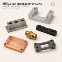 Service de fraisage CNC sur mesure pour les pièces de manutention de plaquettes d'équipements semi-conducteurs en aluminium et acier inoxydable, prototypes à faible volume