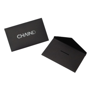 Sobre de Papel Negro con Impresión UV Negra y Logotipo de Marca de Lujo Personalizado para Tarjetas de Felicitación, Decoración, Sobres para Tarjetas de Agradecimiento - Product Image 2