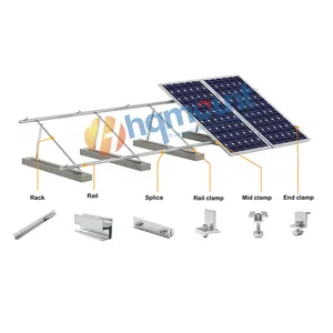 Sistema De Montagem Solar De Baixa Vibração Solar Bracket Triangle Ground and Rooftop Mount