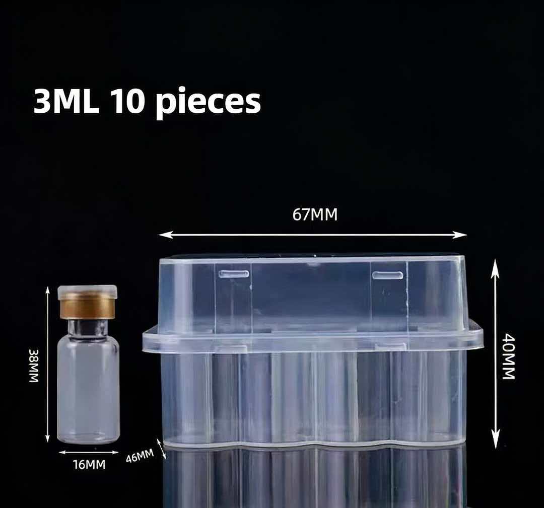 transparent 3ml-10 pièces