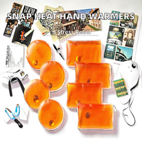 Compresse Chaude Magique Instantanée Réutilisable pour Épaule, Cou, Genou, Gel Isolant, Pack Chaleur à Activation Rapide pour Soulagement de la Douleur 10x8cm 80g