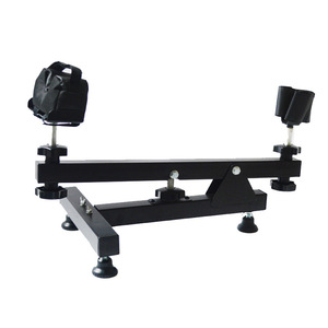 Venta al aire libre 6 pies Metal <span class=keywords><strong>Death</strong></span> Grip ajustable fibra de carbono bola tiro resto caza taburete trípode soportes para pistola - Product Image 3