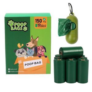 Rouleaux de sacs à excréments pour chiens, sacs à excréments extra épais et étanches pour chiens, 270 sacs, 18 rouleaux de recharges, sacs à déchets parfumés pour chiens et chats - Product Image 1