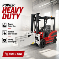 Large Tonnage 3.5-Ton Forklift with Heavy Bale Clamp 40mm Integral Cast Steel Arms Suitable for Port Large Waste Paper Bales
