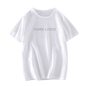 Kenevir organik pamuk bambu kenevir rahat giysiler özel logo adam t-shirt - Product Image 1