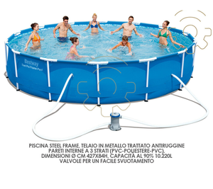 <span class=keywords><strong>Piscine</strong></span> <span class=keywords><strong>hors</strong></span> <span class=keywords><strong>sol</strong></span> <span class=keywords><strong>Bestway</strong></span> 56595 Steel Pro MAX avec structure métallique et <span class=keywords><strong>filtre</strong></span> intégré - Product Image 2