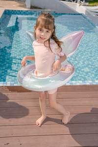 ห่วงยางว่ายน้ำเด็กแบบกางเกง ลายโฮโลแกรมวิบวับ สไตล์นางเงือก  วัสดุ PVC หนาพิเศษ  พร้อมส่ง - Product Image 5