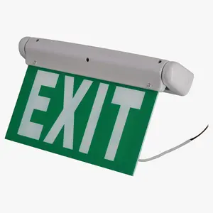 DF single-sided engraving fire safety exit sign evacuation indicator light 3W3 hours warranty 3 years