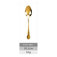 Ensemble de couverts modernes pour restaurant, couteau à steak, cuillère, fourchette, en acier inoxydable, argenté, pour mariage, en or et argent