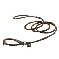 Laisse robuste en cuir véritable de qualité supérieure pour animaux de compagnie Laisse de dressage pour chiens de marche Corde Chaîne de course Laisse de chien en cuir
