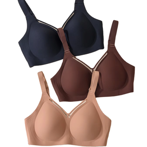 <span class=keywords><strong>Soutien</strong></span>-gorge sans fil Nude Tone 4XL-<span class=keywords><strong>Soutien</strong></span>-gorge sans couture en gelée pour un lissage complet du côté de la poitrine sans creuser Bralette avec teint de peau - Product Image 1