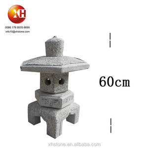 Lanterne de jardin <span class=keywords><strong>solaire</strong></span> <span class=keywords><strong>japonaise</strong></span> en pierre de granit Pagode Lanterne LED Lumière Lampe pour phare Décoration de jardin à domicile - Product Image 2