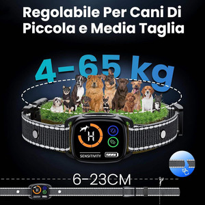 <span class=keywords><strong>Collar</strong></span> de Adiestramiento para Perros FuturePets, Impermeable IP67, con Control Remoto, 6 Niveles de Choque, <span class=keywords><strong>Collar</strong></span> Antiladridos - Product Image 6