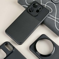 Funda de Teléfono de Lujo JOYPORODO T033 de TPU para Xiaomi 15 17 Pro Max Ultra, Textura de Fibra de Carbono, Antigolpes, Capa de Celular para Android