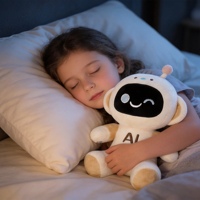 CuriPal Mascotte Robot IA Personnalisée en Peluche, Jouet Interactif Imprimé sur Mesure, Compagnon de Collection, Cadeau