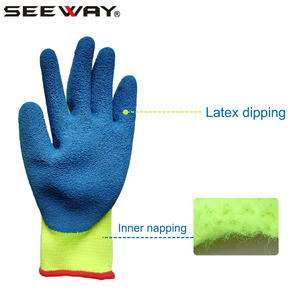 Guantes de trabajo de invierno Seeway para hombres y mujeres, guantes de congelador para trabajo en frío con revestimiento de Palma Super Grip - Product Image 3