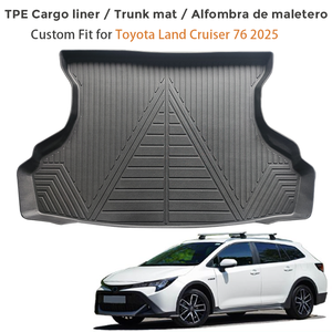 แผ่นรองท้ายรถยนต์ TPE แบบสั่งทำพิเศษสำหรับ Toyota Corolla 2020 |   แผ่นรองท้ายรถกันน้ำ ทนทุกสภาพอากาศ ป้องกันการลื่น ป้องกันสัมภาระหลังรถ - Product Image 2