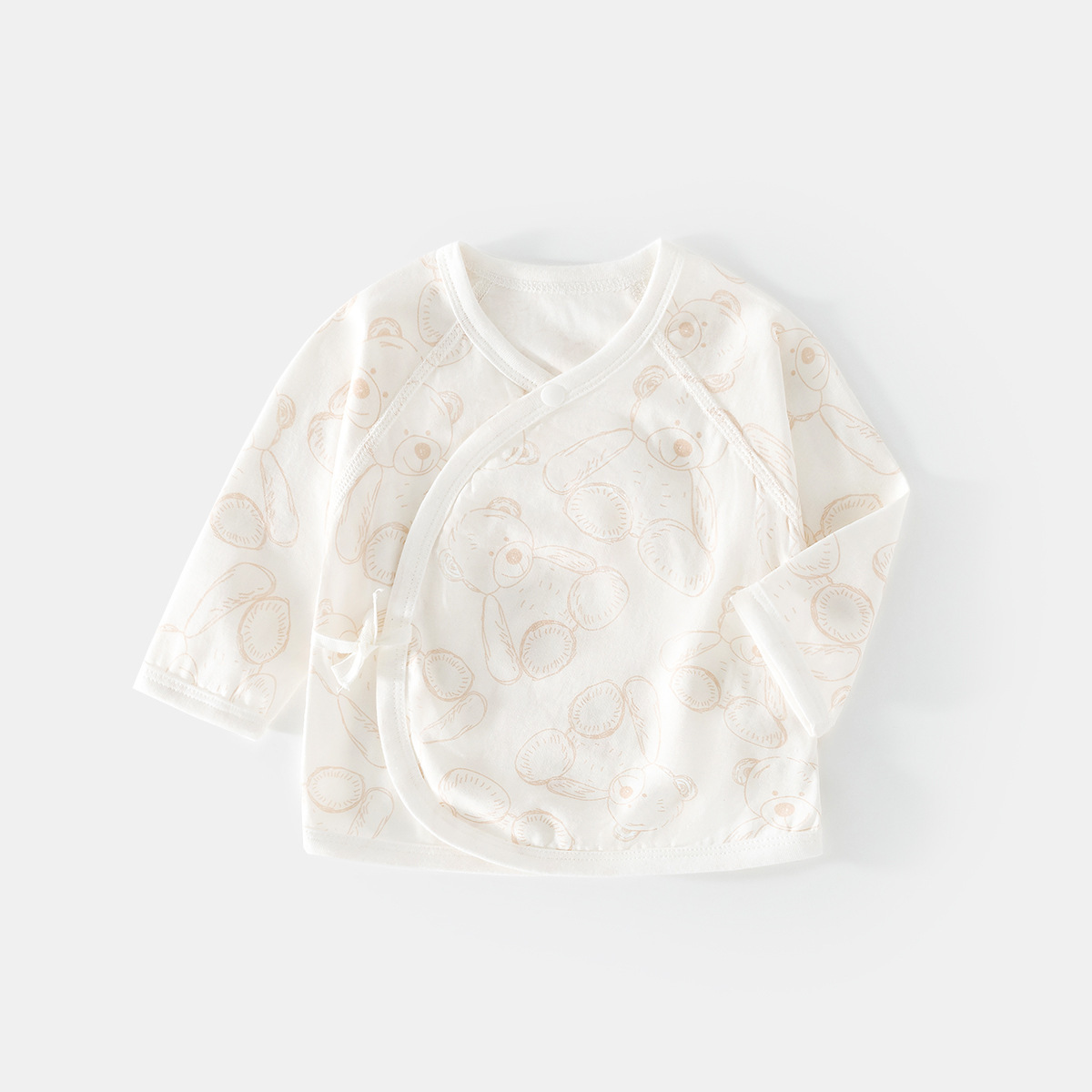 Curry color-summer lazy bear ice oxygen cotton half back