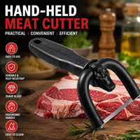 Dégraissant manuel professionnel pour viande, modèle tête de taureau, portable, pour la graisse de brisket, de steak, de porc, d'agneau et de bacon