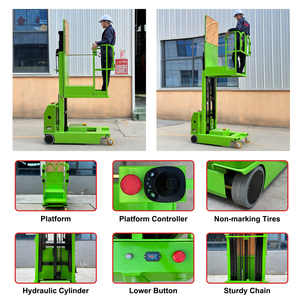 6M Chiều cao làm việc Pallet Stacker giá Trung Quốc bán điện đặt hàng picker - Product Image 6