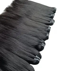Top một trong những sản phẩm tóc 2023 100% lớp biểu bì phù hợp đôi rút xương thẳng sợi ngang tóc không bị rối không rụng không có mùi hôi