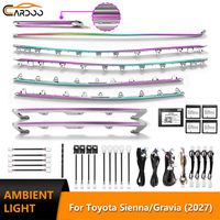 Kit d'éclairage d'ambiance Cardoo pour Toyota Sienna/Gravia 2027, bande lumineuse décorative gravée au laser dynamique, amélioration de l'éclairage intérieur